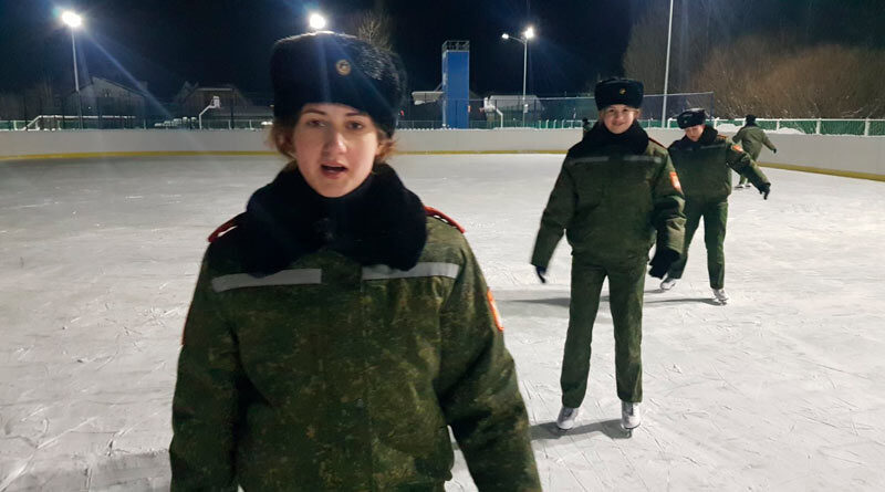 Каток в Минском областном кадетском училище